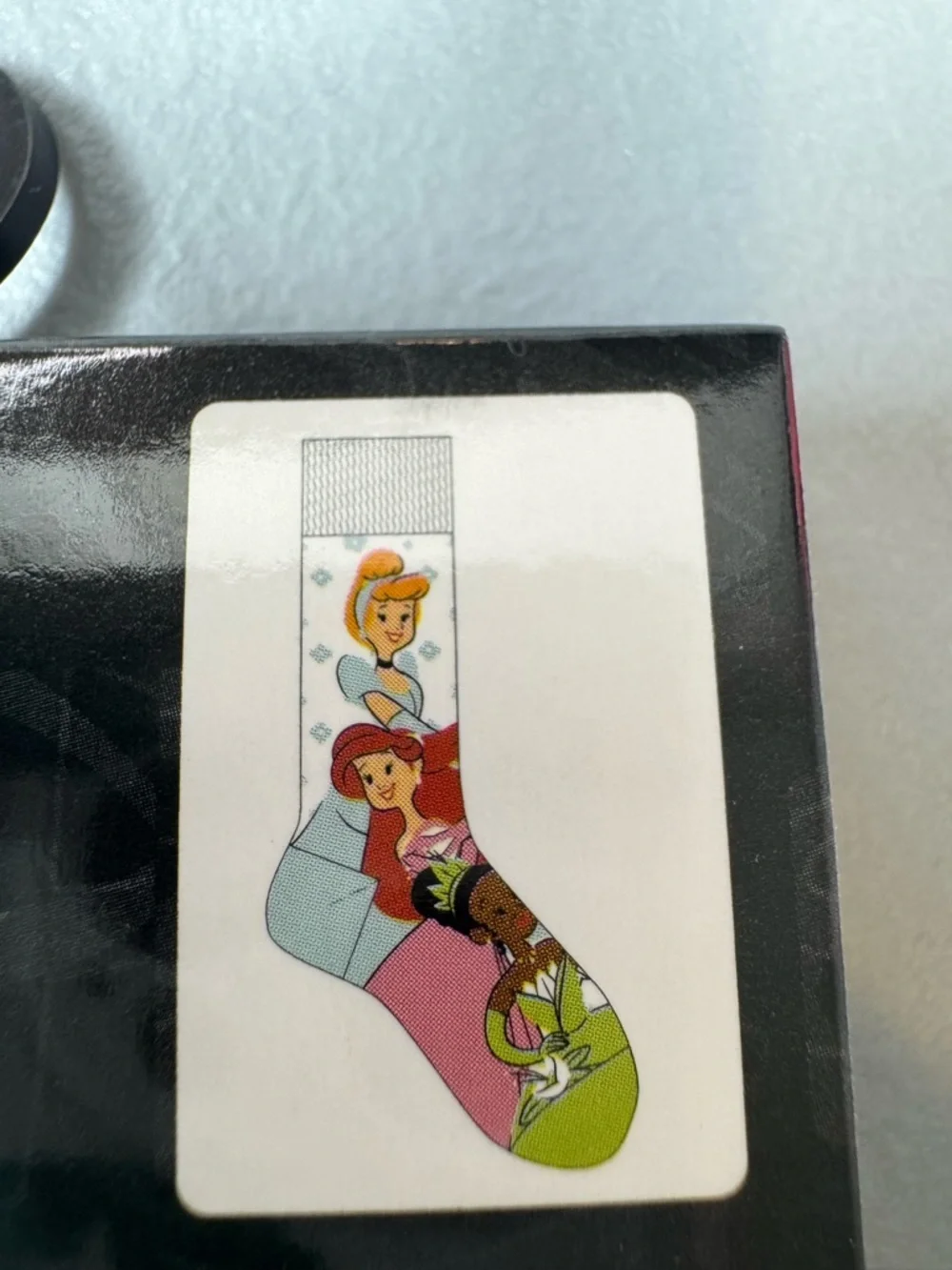 Disney princesses Crew Socks Ariel Cinderella Tiana novelty casual floral cute